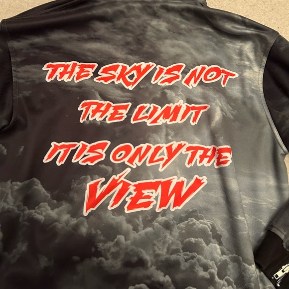 Equalnox Clothing Co. Cloud Hoodie Black Gray Orange Size XL - Picture 6 of 7